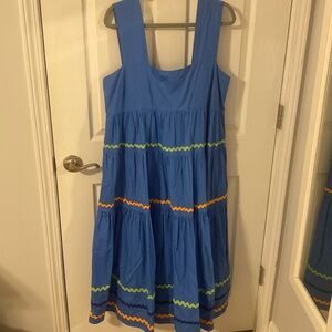 Anthropologie ricrac maxi dress